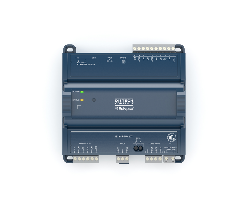 Distech CDIY-PTU207SI-00 CDIY-PTU Connected terminal unit controller