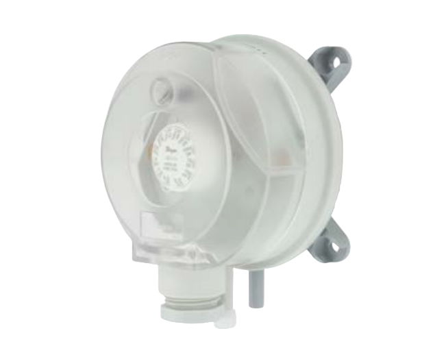 Air Differential Pressure Switch, 20...300kPa with installation kit.