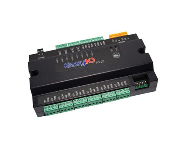 EasyIO-FC-20 Standalone BACnet/Modbus Selectable Controller