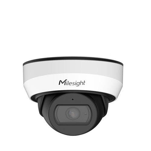 Milesight 8MP AI Network Camera (1/1.8"), PoE, advanced AI analytics for high-detail video surveillance applications.