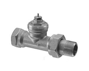 Siemens VDN115 Radiator Valve, 2-Way, Straight, PN10, DN15, Kvs 0.89max