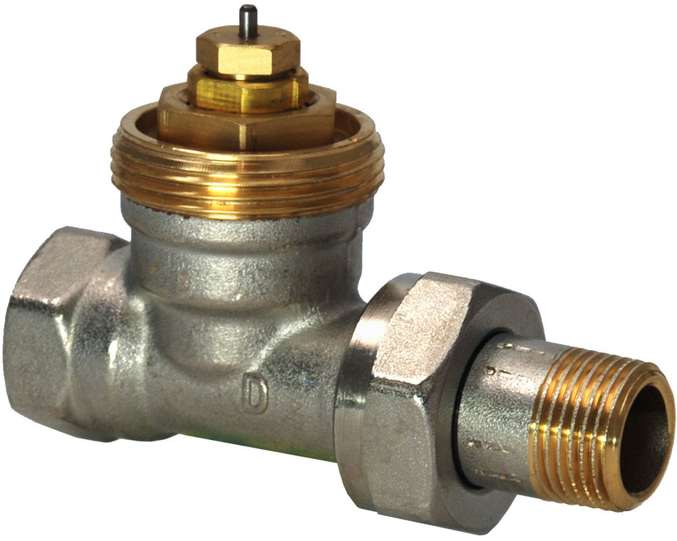 Siemens VDN215 Radiator Valve, 2-Way, Straight, DN15, Kvs 0.89max