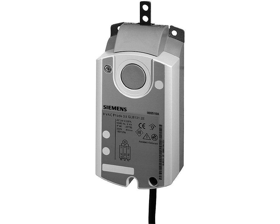 Siemens GLB131.2E Damper Actuator, Linear, 250N, AC 24V, 3-Pos, NSR