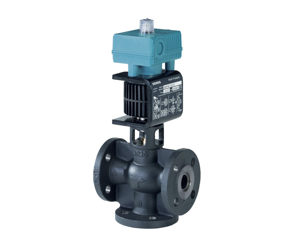 Siemens MXF461.65-50 Magnetic Valve, Mixing/2-Way, Modulating, Flanged, PN16, DN65, Kvs 50, AC 24V