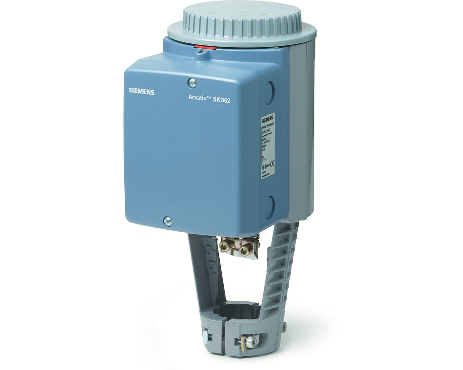 Siemens SKD62UA Valve Actuator, 1000N, 20mm Stroke, AC 24V, Modulating, SR - Sig inv, Stroke lim, adj start point & range