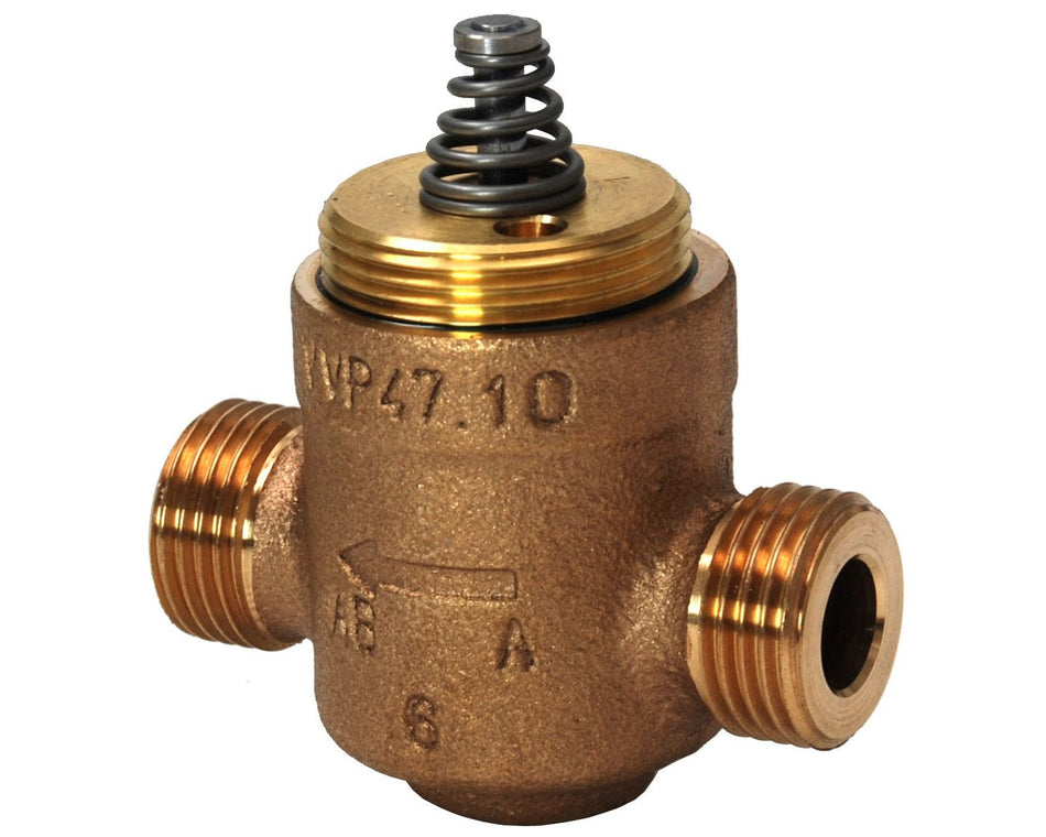 Siemens VVP47.10-0.4 Valve, 2-Way, External Thread, PN16, DN10, Kvs 0.4