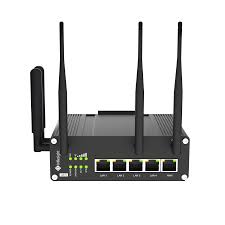 Milesight UR75 4G LTE Industrial Router, dual SIM, GNSS, Wi?Fi options for high-bandwidth industrial networking deployments.