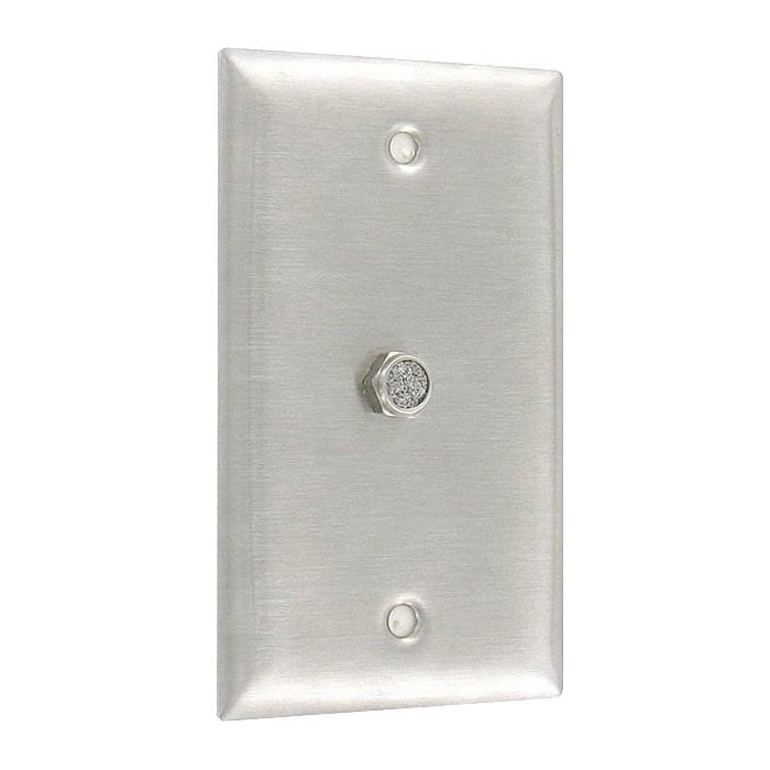 Dwyer A-417-A Stainless Steel Static Pressure pickup, fits 2" x 4" wallplate, 1/8" to 5/32" tubing connection