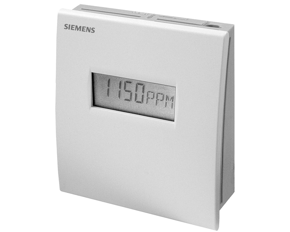Siemens QPA2002D Room CO2 + VOC Sensor, 0…10V, 0…2000ppm, LCD Display
