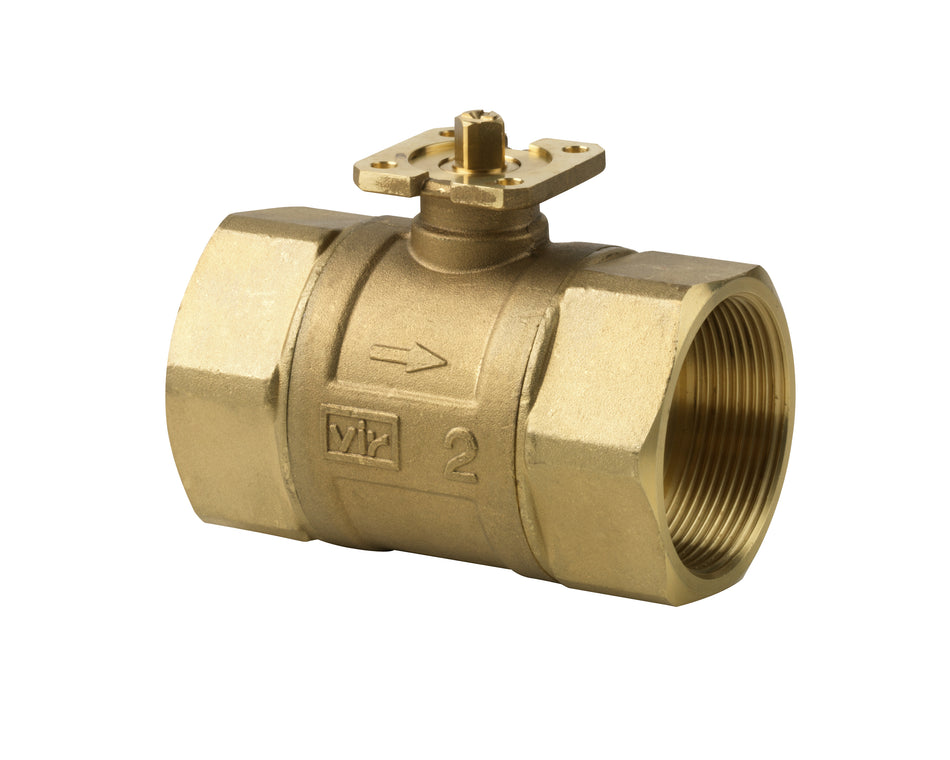 Siemens VAI61.50-63 Ball Valve, 2-Way, Internal Thread, PN40, DN50, Kvs 63
