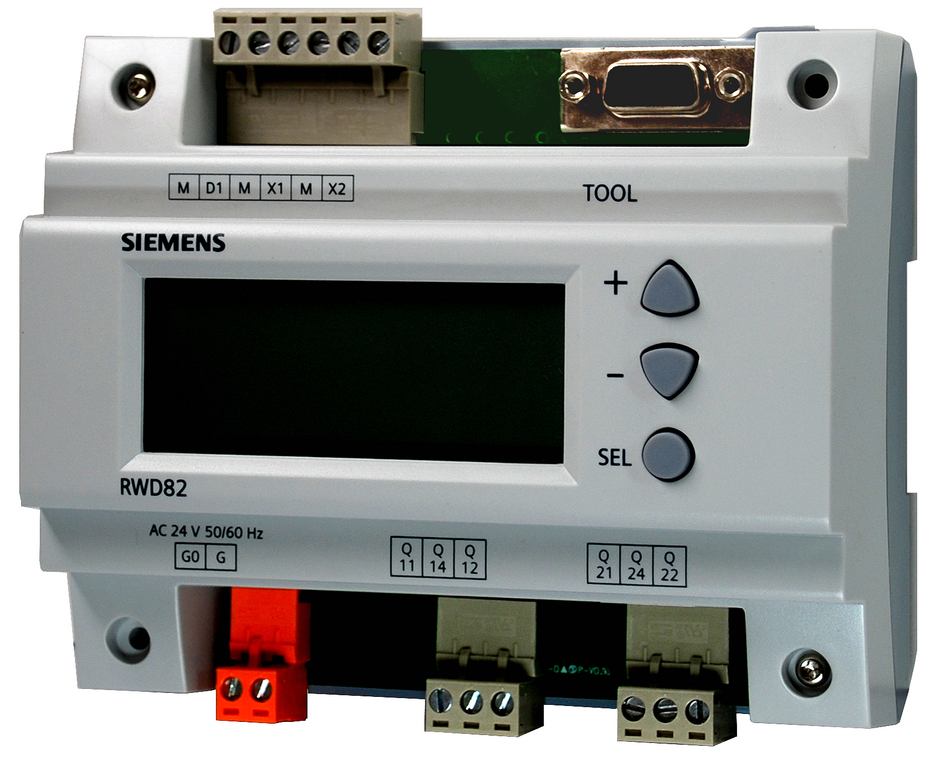 Siemens RWD82 Universal controller, AC 24 V, with 2 relay outputs