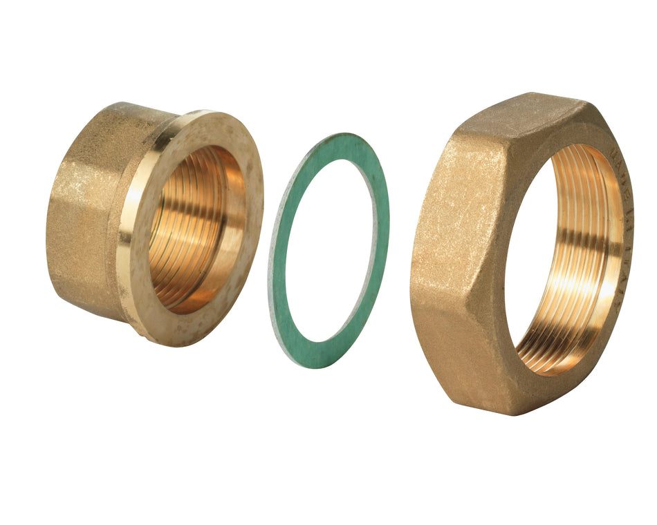 Siemens ALG402B Valve Accessory, 40mm Fitting - 2 Brass Fittings (S55846-Z108)