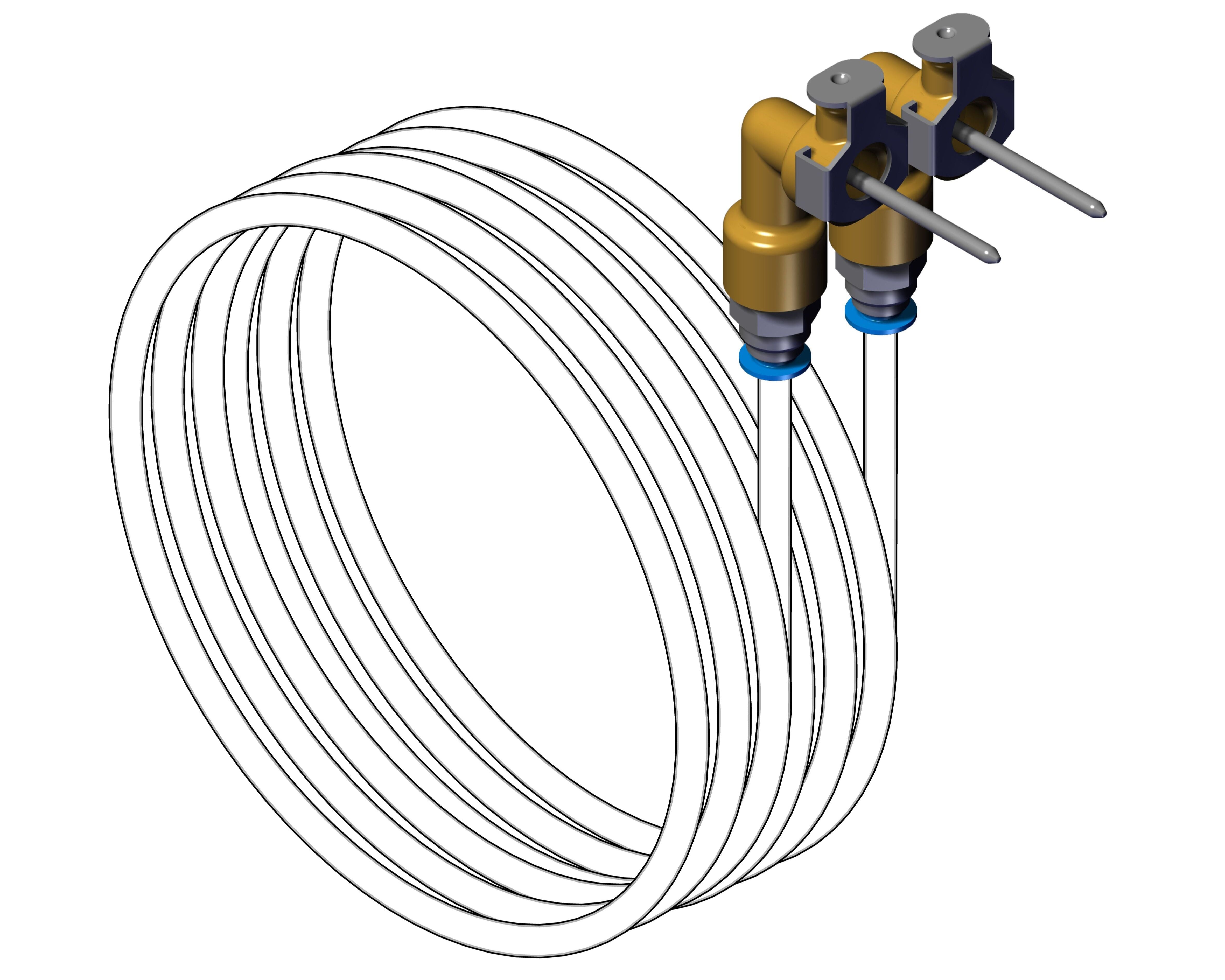 Siemens ALE11 Valve Accessory, Measuring lines and measuring tips for ...
