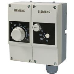 Siemens RAZ-ST.011FP-J Dual Control & Safety Limit Thermostat 0..90ºC; 100ºC, Capillary 700mm, 2x100m Pocket (S55700-P136)