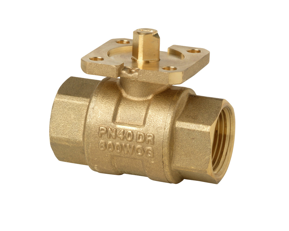 Siemens VAI60.20-22 Ball Valve, 2-Way, Internal Thread, PN40, DN20, Kvs 22 (Open / Close)