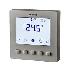 Siemens RDF530/BP "Room thermostat, 4-pipe FCU, LCD, H/C, AC 230V, Auto or Man.C/Over, 3 Speen Fan, On/Off Output -  - BULK PACK - Multiples of 20 ONLY (S55770-T385)"