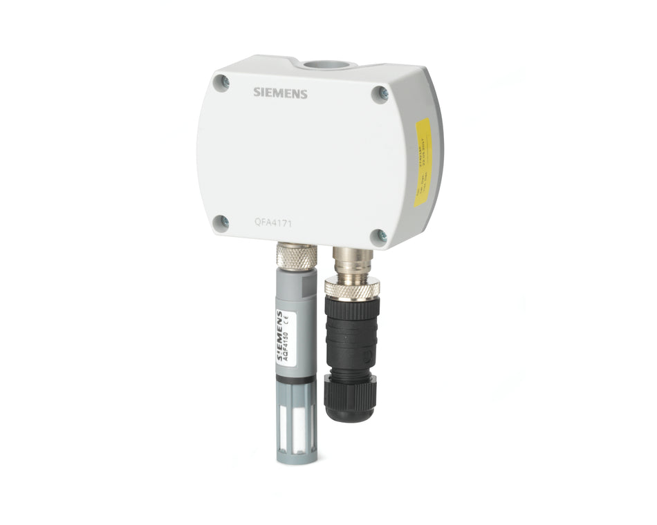Siemens QFA4171 Room Humidity/Temperature Sensor, Hum 4…20mA; Temp 4…20mA, Very High Accuracy, Calibration Certificate