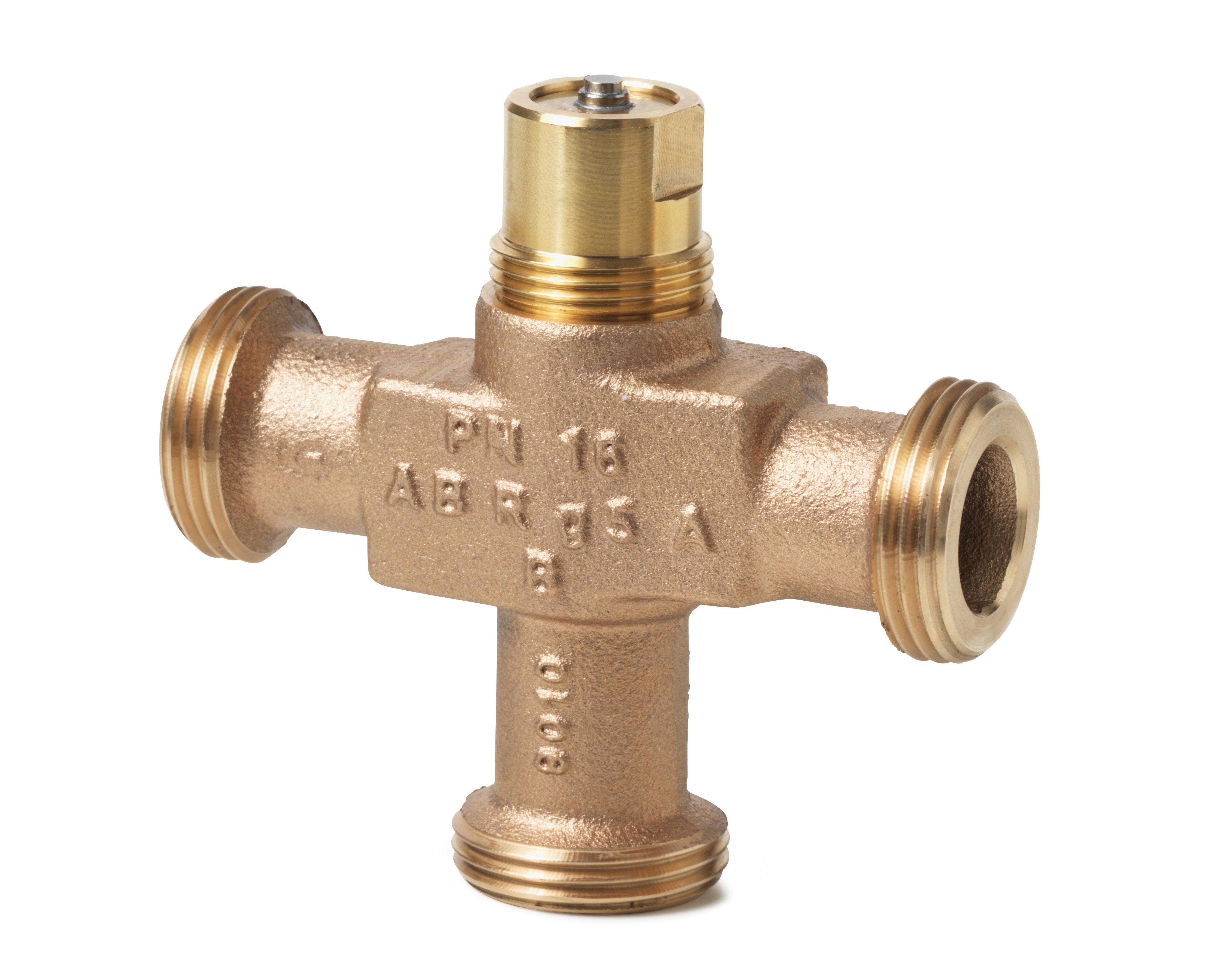 Siemens VXG44.25-10 Valve, 3-Way, External Thread, PN16, DN25, Kvs 10 ...