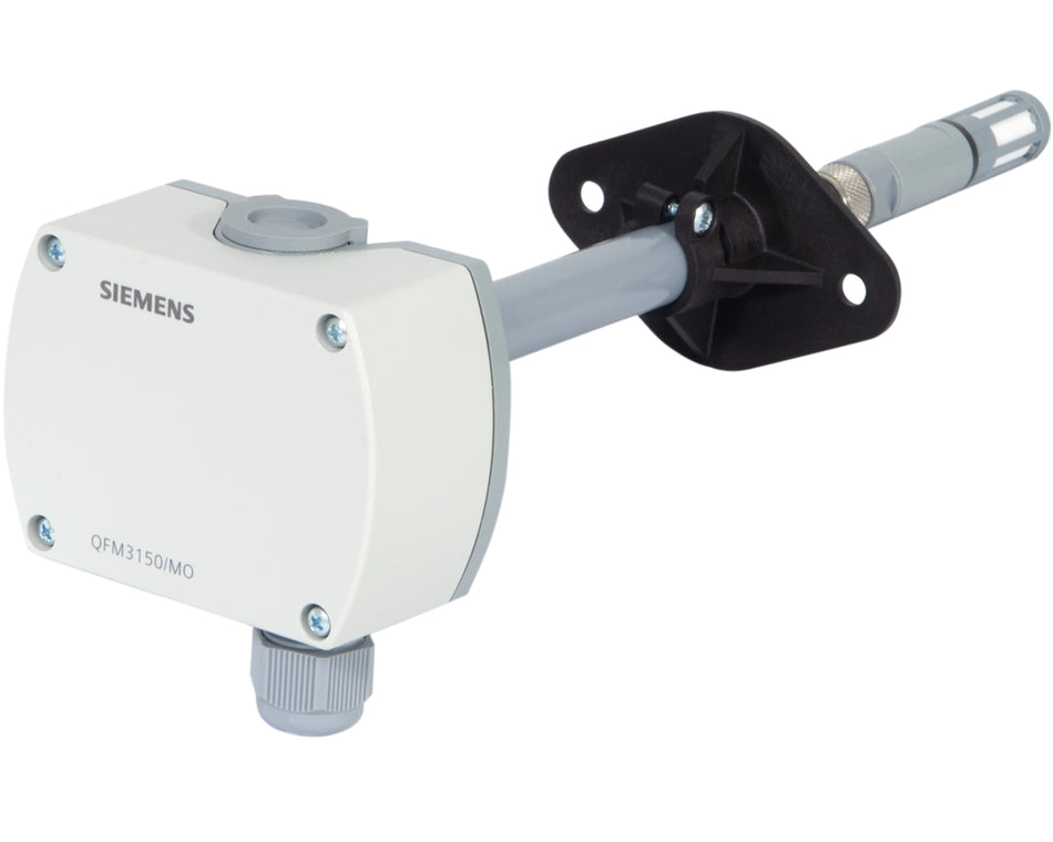 Siemens QFM3150/MO Duct sensor, Humidity/Temperature, Modbus RTU, High Accuracy (S55720-S468)