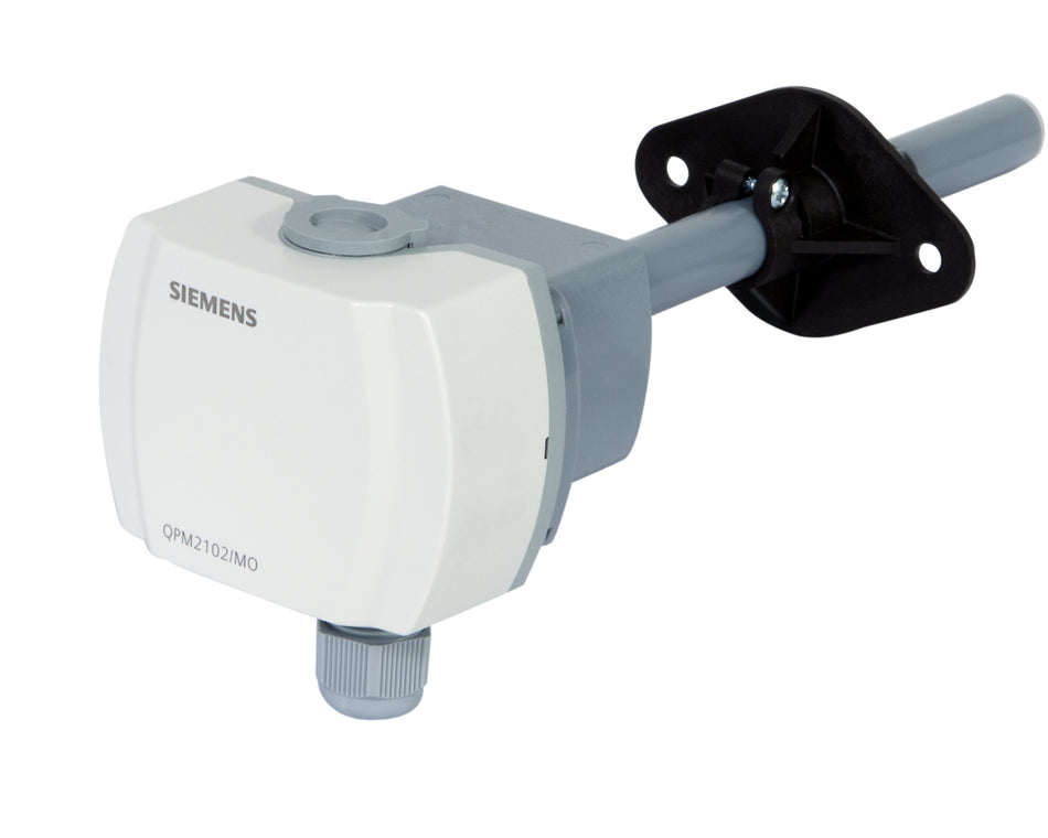 Siemens QPM2102/MO Duct Air Quality Sensor,  CO2 + VOC, Modbus RTU (S55720-S469)