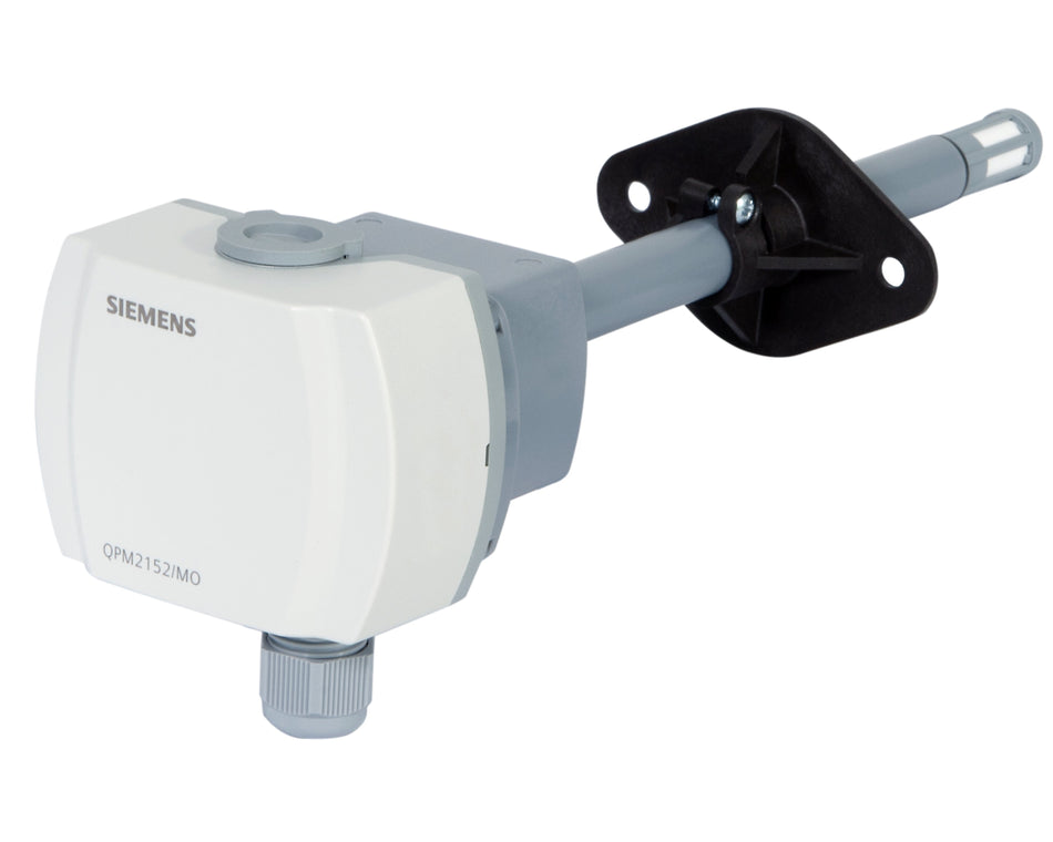 Siemens QPM2152/MO Duct Air Quality Sensor,  CO2/Temperature/Rel. Air Humidity, Modbus RTU (S55720-S471)