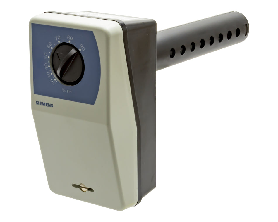 Siemens QFM81.2 Duct Hygrostat, 15…95%rh, External Setpoint Adjustment