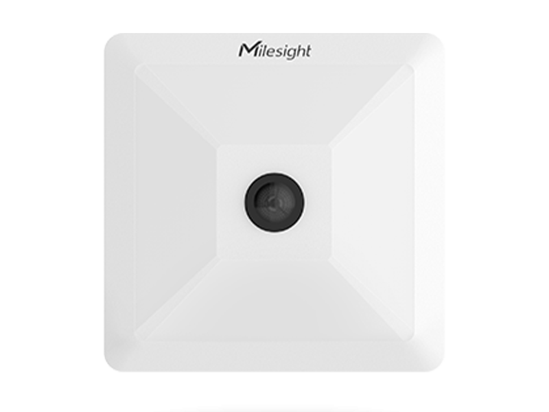 Milesight VS121 AI Workplace Occupancy Sensor, PoE Ethernet, anonymous presence/desk occupancy detection for smart buildings.