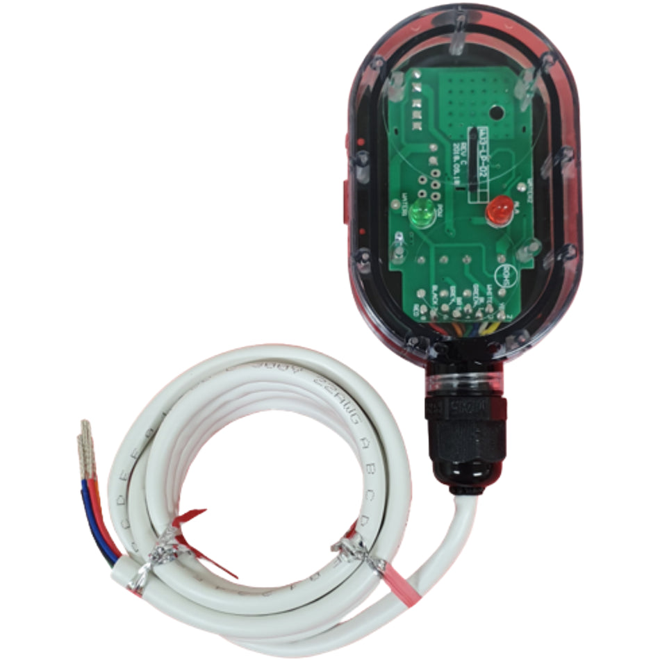 Dwyer WD3-LP-D2 Leak Detector, 11-27V DC, 24 VAC ± 10%, NO Audible Alarm, DPDT