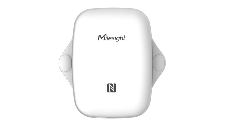Milesight EM300-TH Temp/Humidity Sensor, LoRaWAN AU915, compact indoor/outdoor monitoring with long battery life.