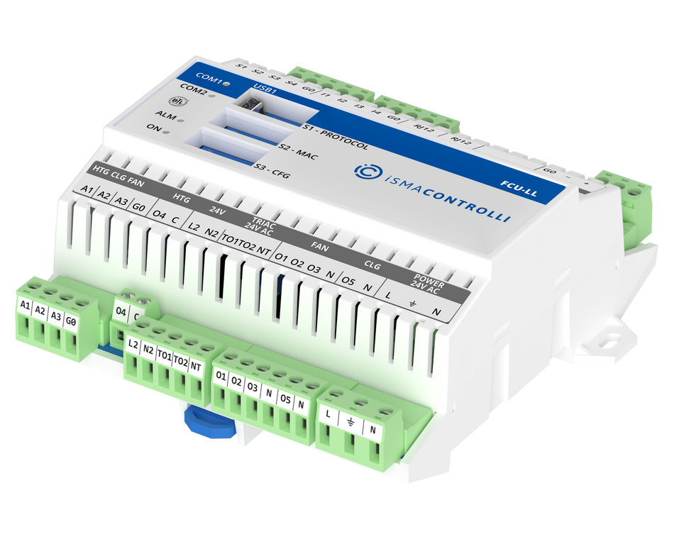 iSMA-B-FCU-LL programable fan-coil unit controller