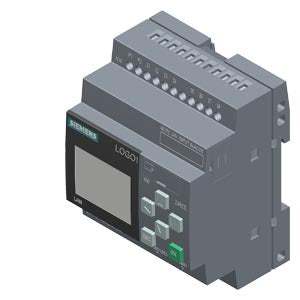 Siemens SBT6ED1052-1HB08-0BA1 LOGO! 24RCE, Logic Module, Display, AC/DC 24V, 8 DI, 4 Relay (Series 8 - with ethernet)