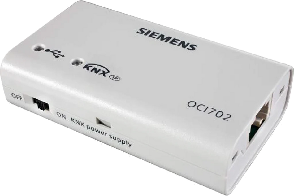 Siemens OCI702 USB-KNX Interface with Bus Power Supply (S55800-Y10)