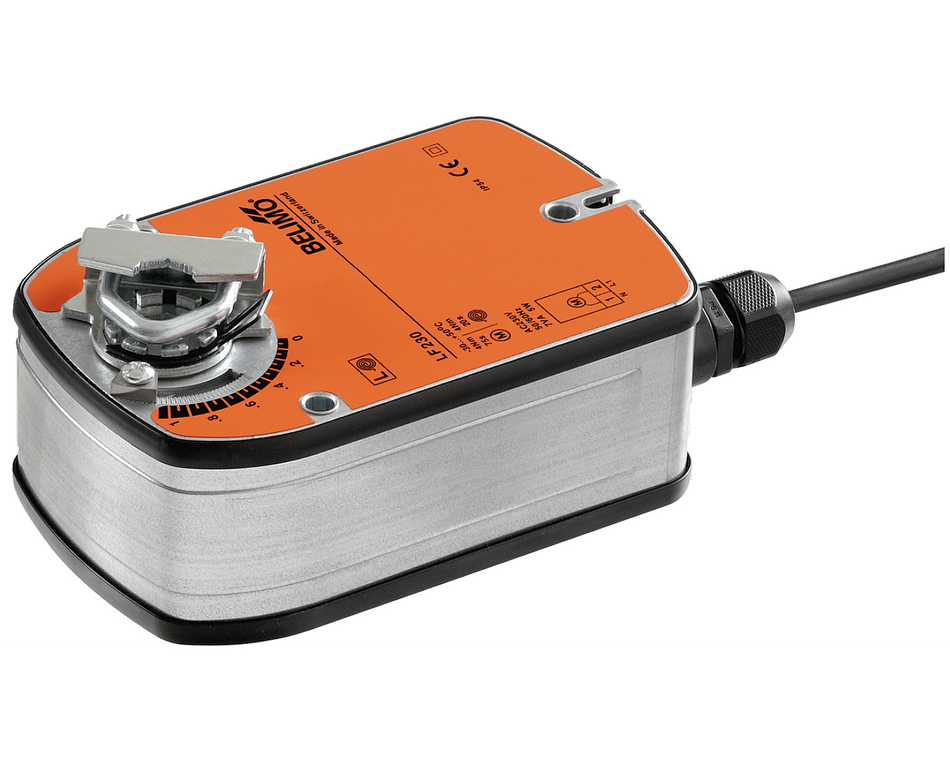 Belimo LF230 Damper Actuator, 4NM, 230v, On-Off, Spring Return (Suit 0.8m2)