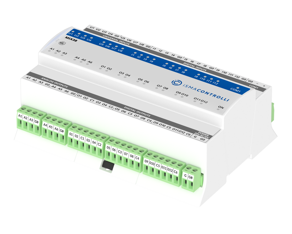 iSMA-B-MIX38 Mix Input Output module with RS-485