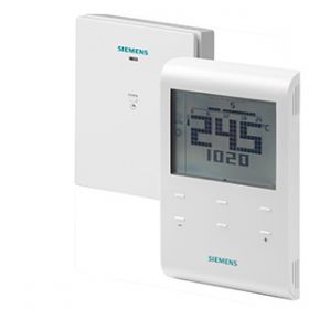 Siemens RDD100.1RF Wireless Room Thermostat, LCD, Heat, DC 3V Battery (S55770-T319)