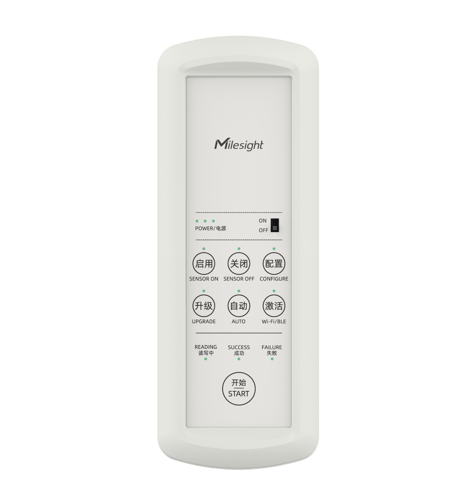 Milesight SCT01 Sensor Configuration Tool, portable NFC reader/writer for rapid setup, configuration and firmware upgrade of devices.
