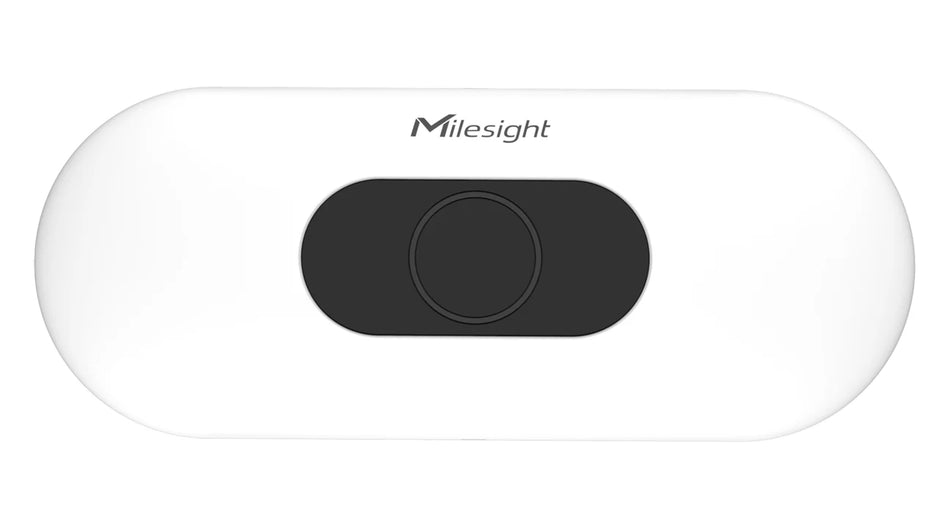 Milesight VS133 AI Occupancy Sensor, PoE Ethernet, privacy-protected people counting and space utilisation analytics.