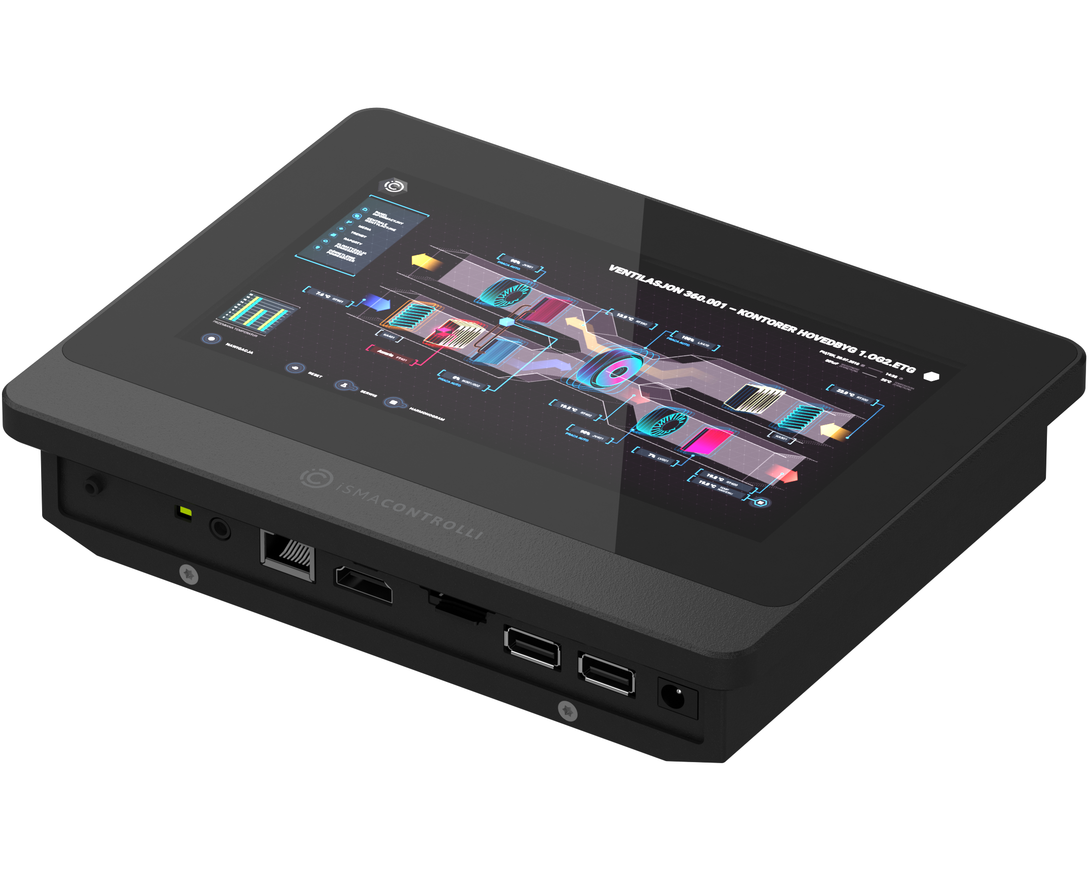 iSMA 7-inch screen panel PC with Android. Built-in iSMA application wi ...
