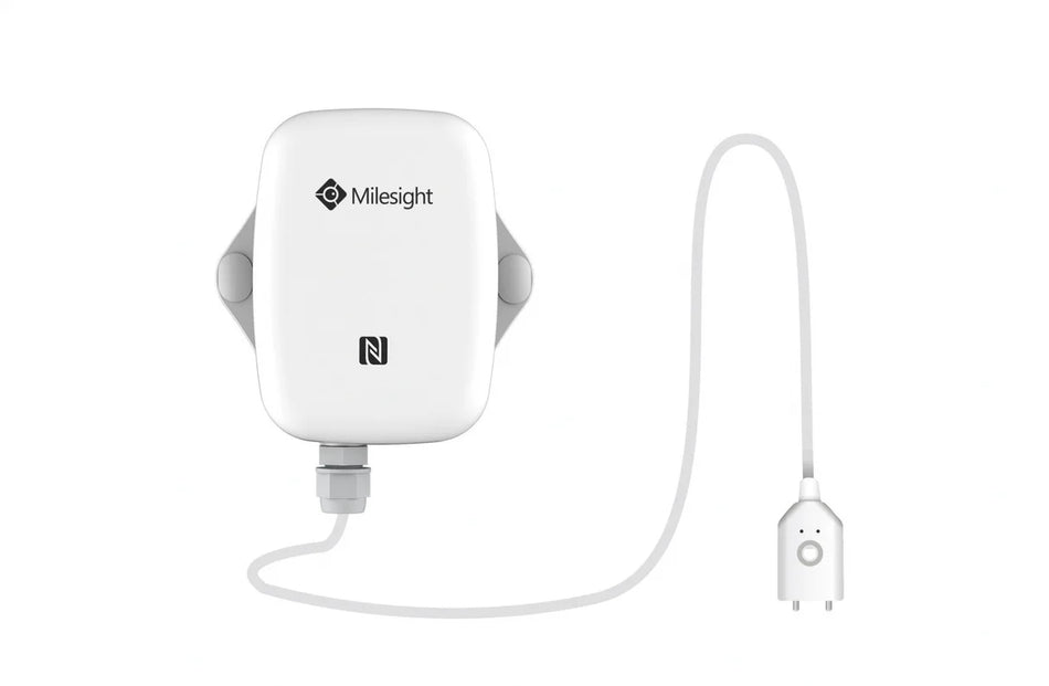 Milesight EM300-ZLD Zone Leak Detector, LoRaWAN AU915, rope-style leak sensing for extended leak detection areas.