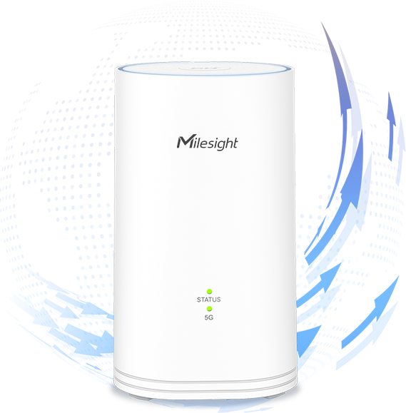 Milesight UF51 5G Industrial Router with Wi?Fi 4, dual SIM, Ethernet, secure networking for enterprise and industrial IoT.