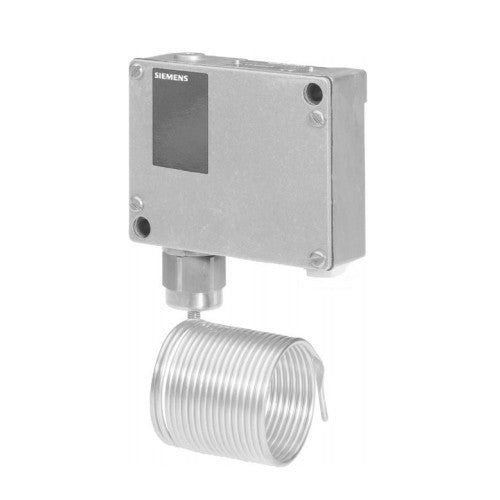 Siemens QAF81.6M Frost Thermostat, -5...15°C, Manual Reset, Capillary Length 6000 mm, IP54
