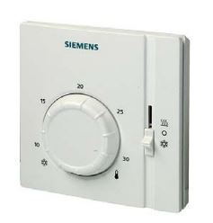 Siemens RAA41 Room Thermostat, H/C, AC 24…230V, Setpoint Adj., Manual C/Over (S55770-T224)