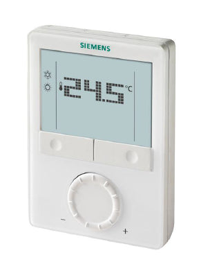 Siemens RDG400 Room Thermostat, VAV, Backlit LCD, H/C, AC 24V, Auto C/Over, 0…10V & ON/OFF, PWM or 3-Pos Output (S55770-T164)