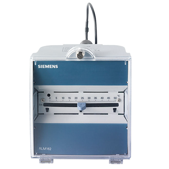 Siemens RLM162 Synco100, Duct Temperature Controller, AC 24V, 0…50°C, 400mm Probe, IP65, 2x0…10V Outputs