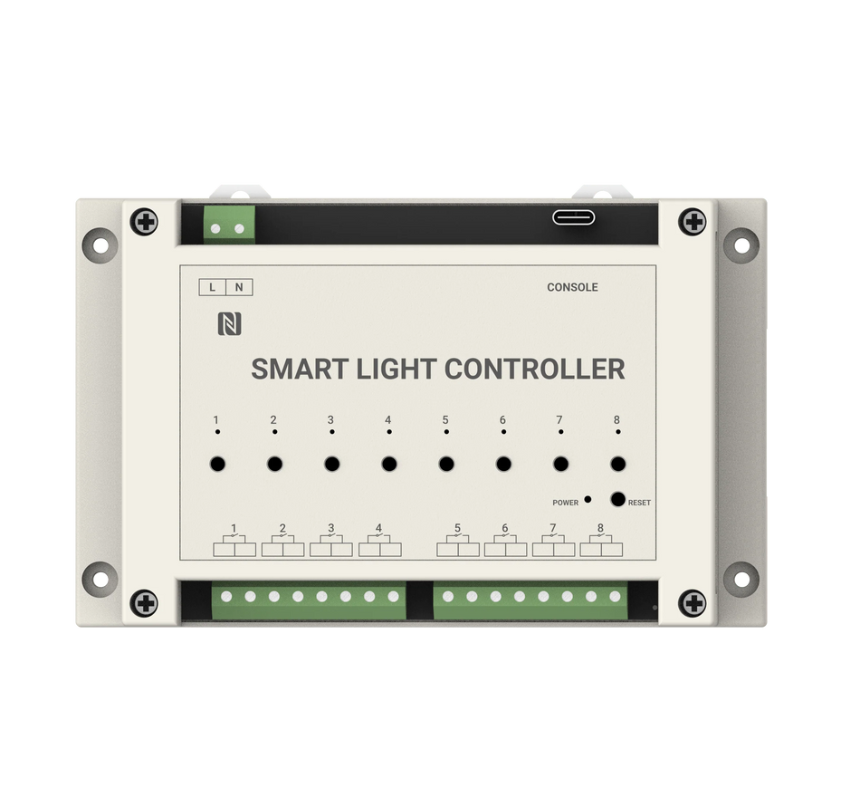 Milesight WS558 Smart Wall Switch (Line/Neutral), LoRaWAN AU915, wired lighting load control for building automation.