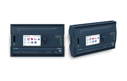 Distech CDIB series programmable controller with Bacnet MS/TP and onboard I/O and LCD screen with jog dial