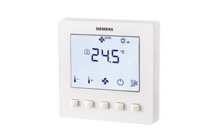 Siemens Room Thermostats for Fan Coils, LCD, RDF Series