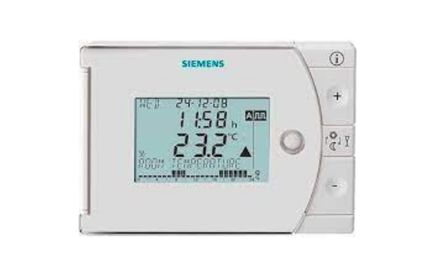 Siemens Room Thermostats with Time Switches, LCD, REV / RDE Series