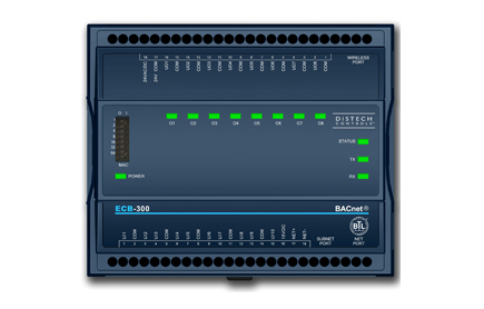 Distech CDIB series programmable controller with Bacnet MS/TP and onboard I/O