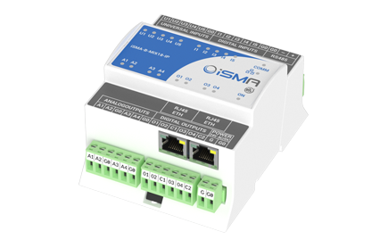 iSMA Mix Input Output module with RS-485 and IP connectivity